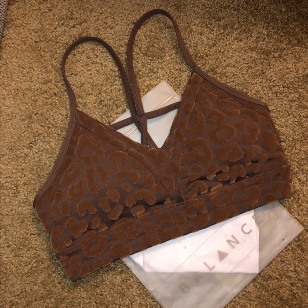Balance Athletica - lux panther earth form bra M